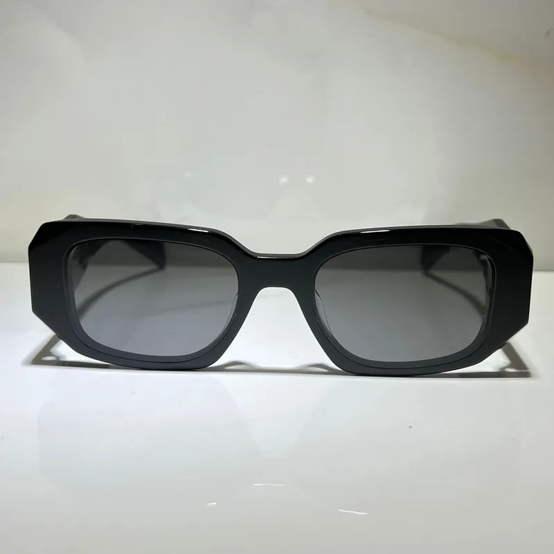 Gafas de sol para hombres y mujeres de lujo 17WF estilo de diseñador Anti-Ultravioleta Placa cuadrada retro Marco completo Anteo