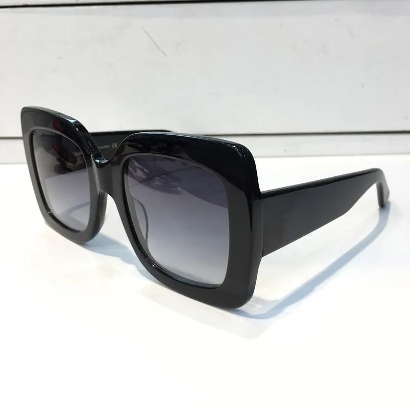 Gafas de sol para hombres y mujeres estilo de verano 0083S Anti-ultravioleta Retro placa cuadrada marco completo moda caja aleat