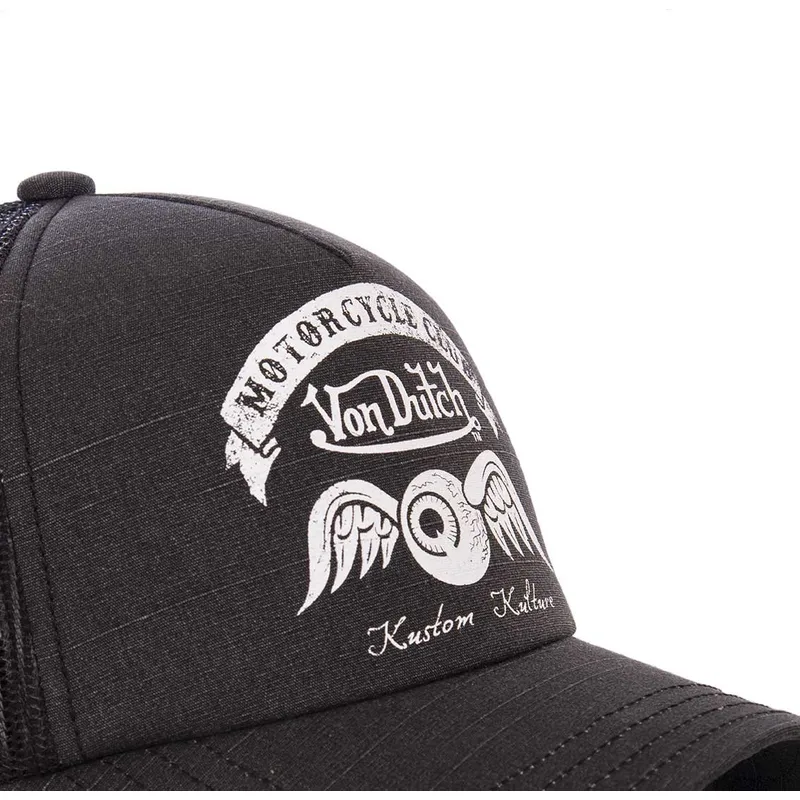 Gorra trucker negra CREW8 de Von Dutch