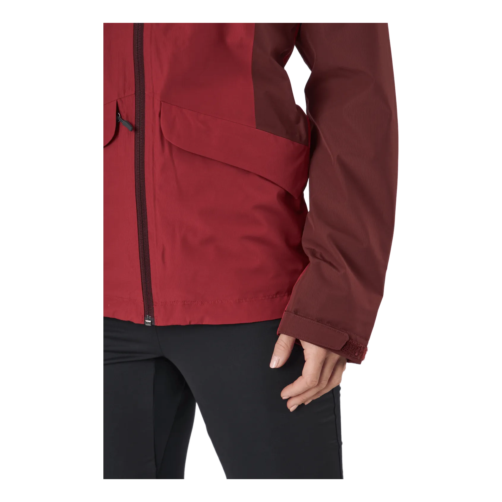 Haglöfs Mila Rain Jacket Maroon Red/brick Red