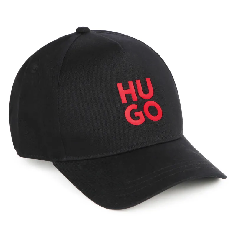 HUGO Gorra de algodón estampada