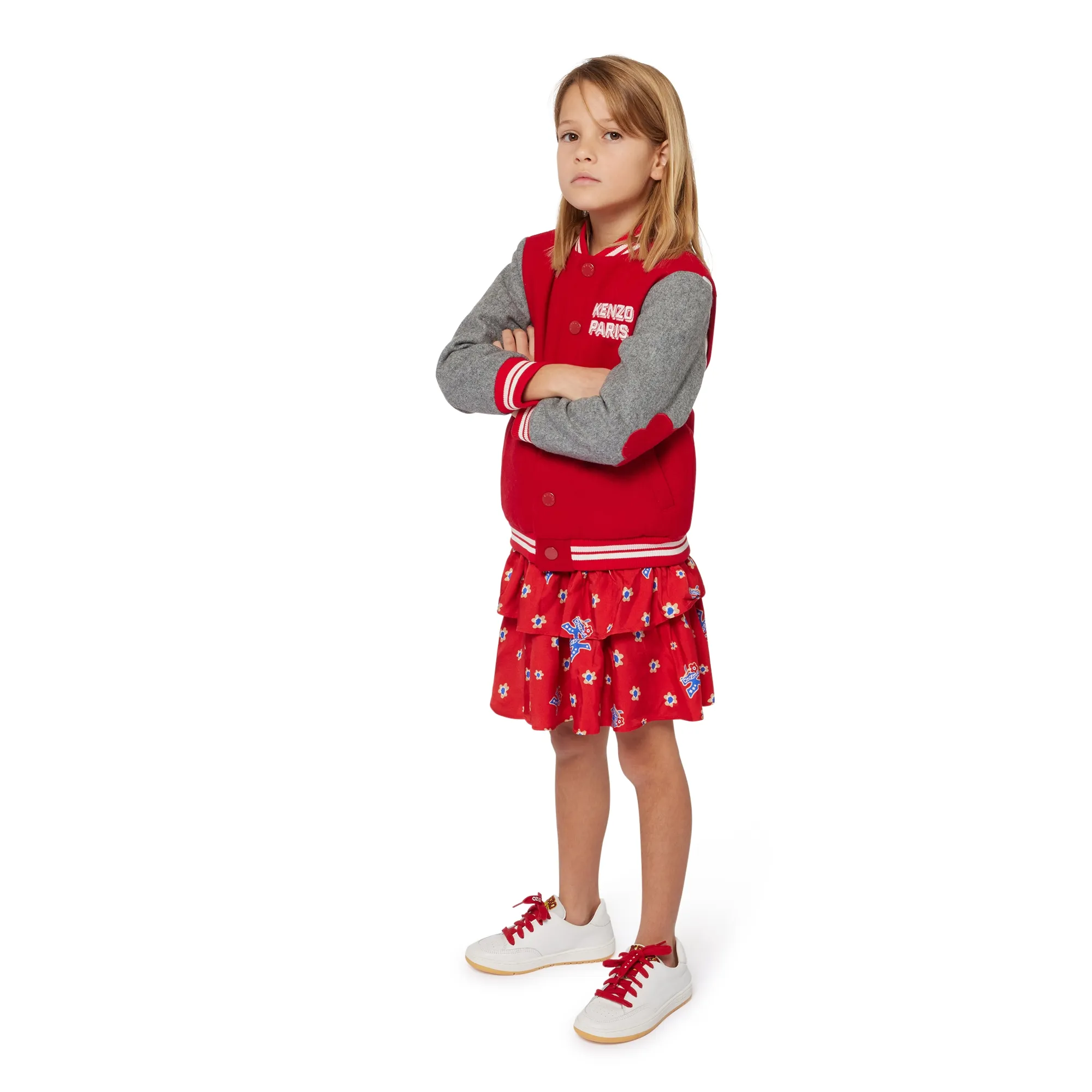 KENZO KIDS Cazadora de lana bordada