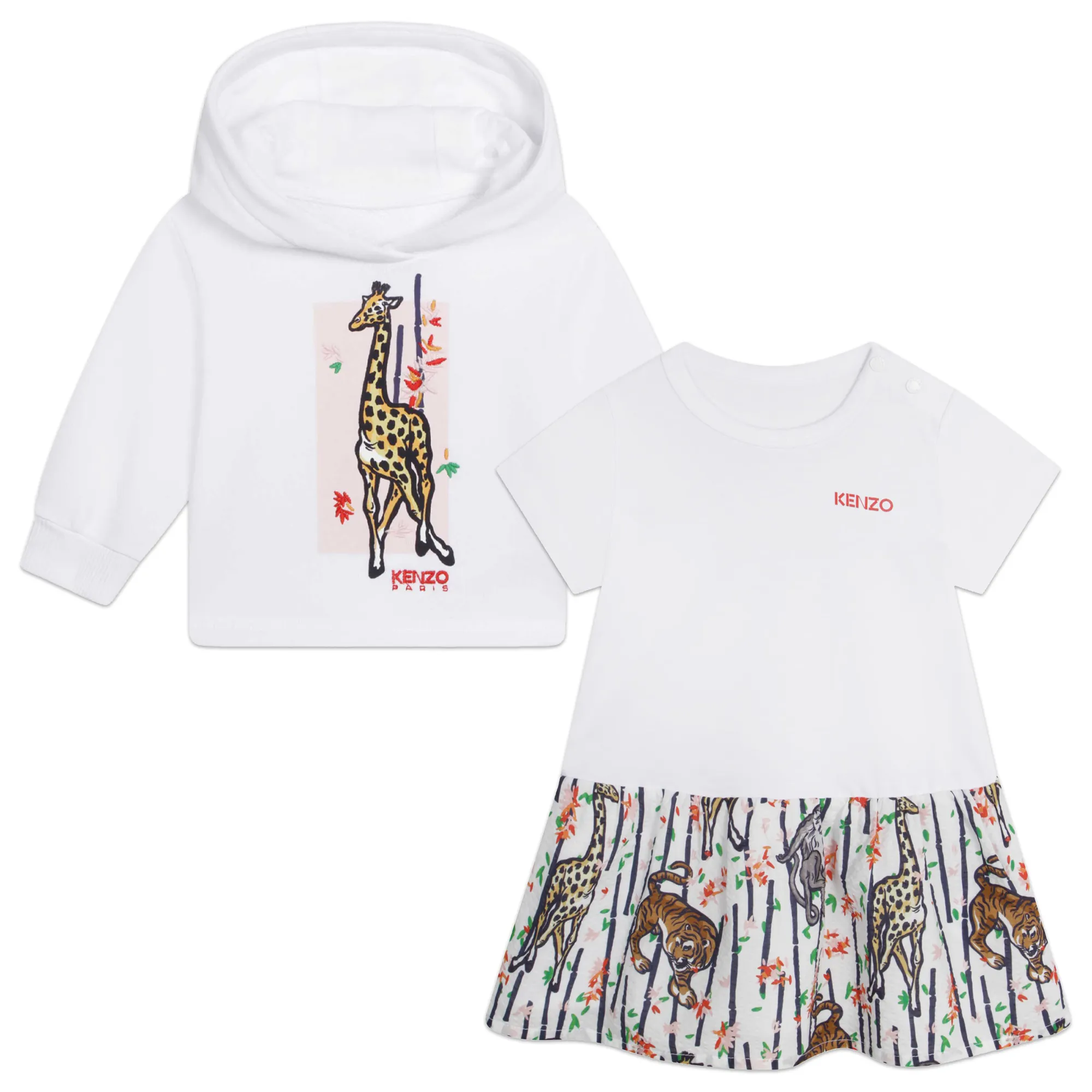 KENZO KIDS Conjunto de vestido y sudadera