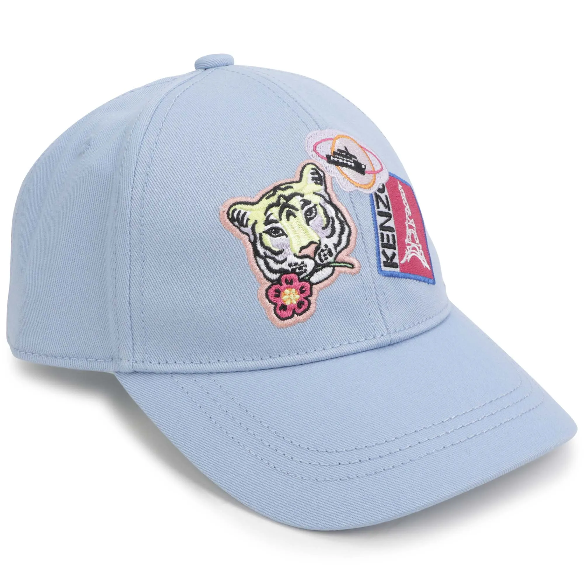 KENZO KIDS Gorra de algodón bordada