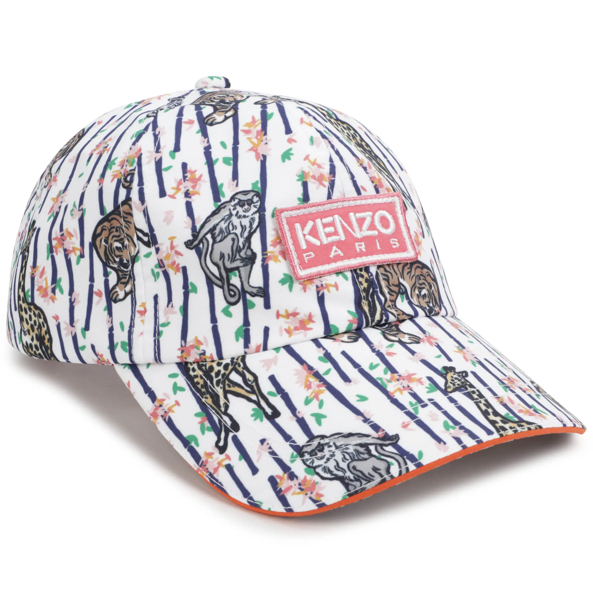 KENZO KIDS Gorra de algodón con forro