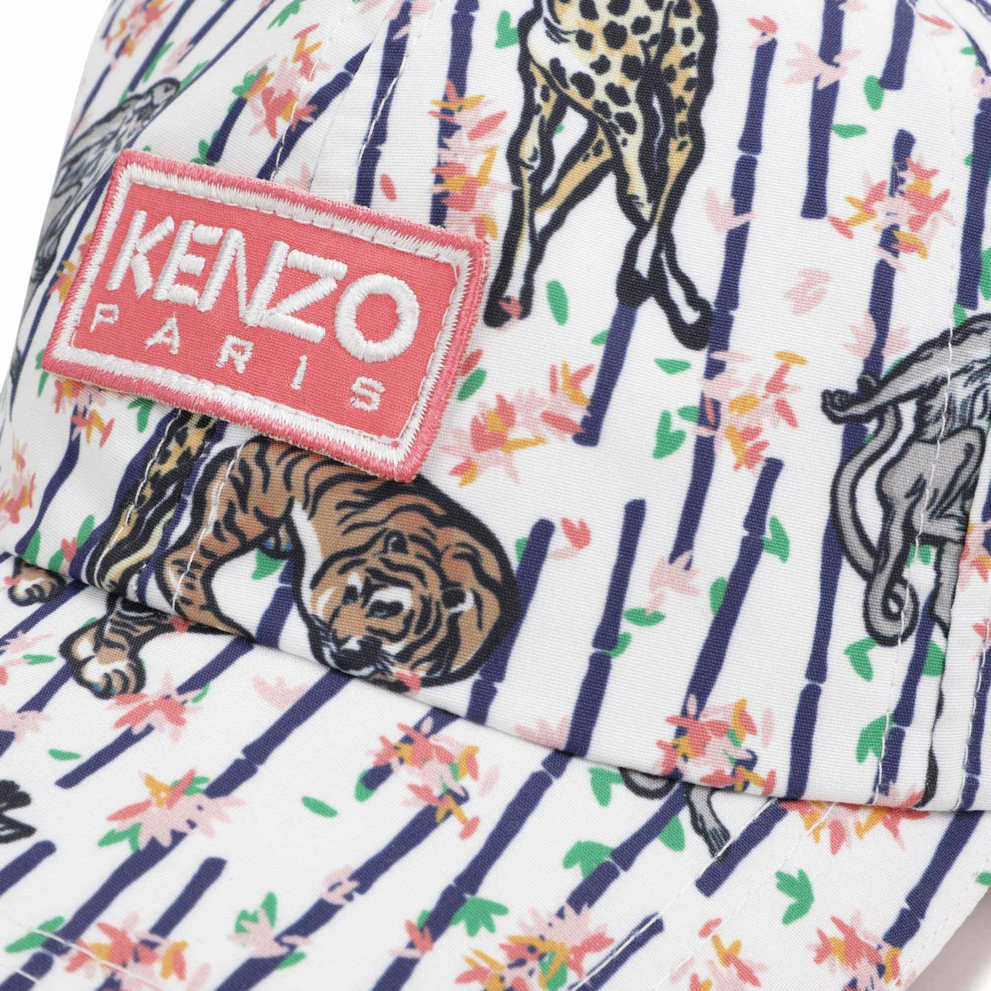 KENZO KIDS Gorra de algodón con forro