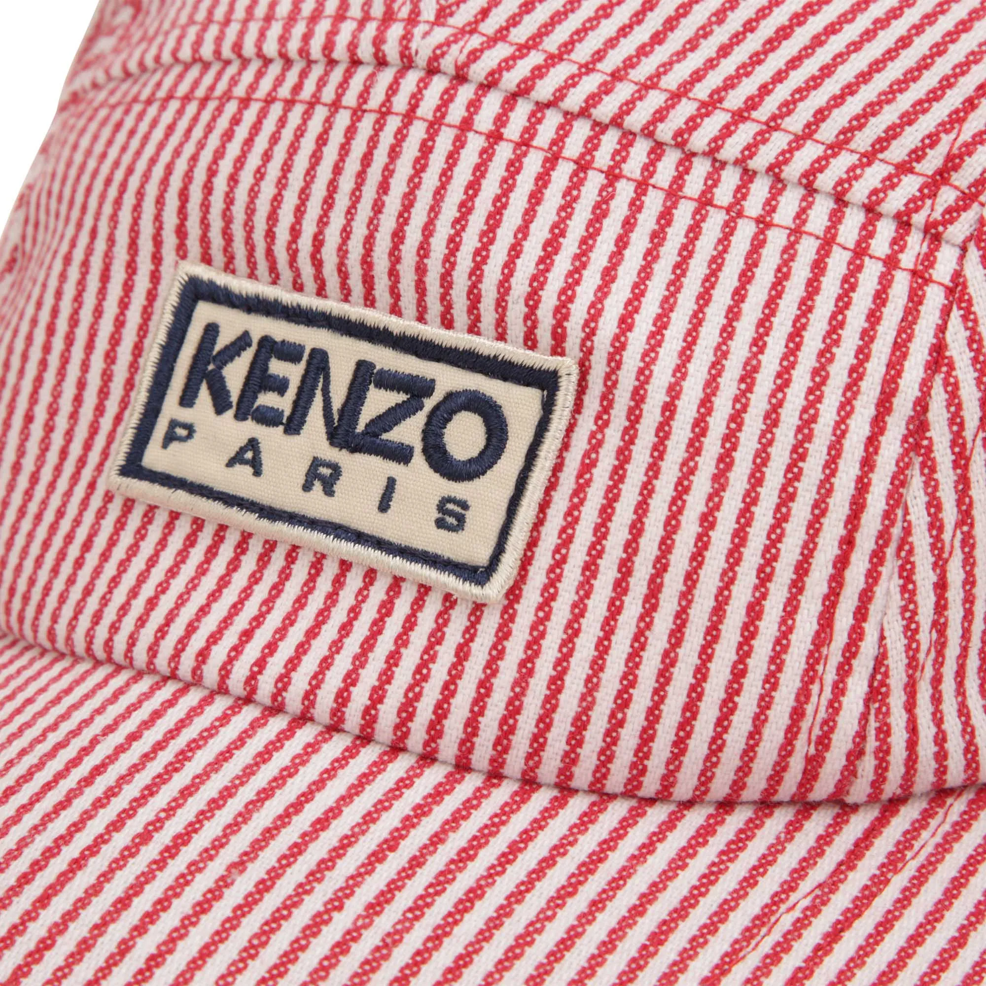 KENZO KIDS Gorra de algodón de rayas