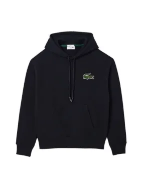 LACOSTE Sudadera Loose Fit Hoody Hombre Black