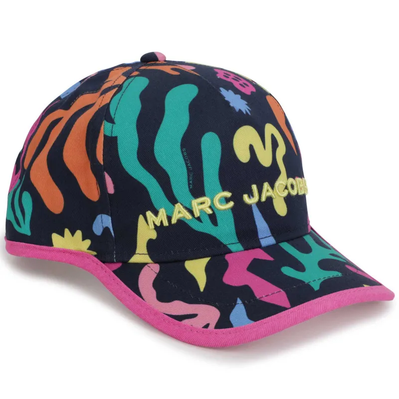 MARC JACOBS Gorra de algodón estampada