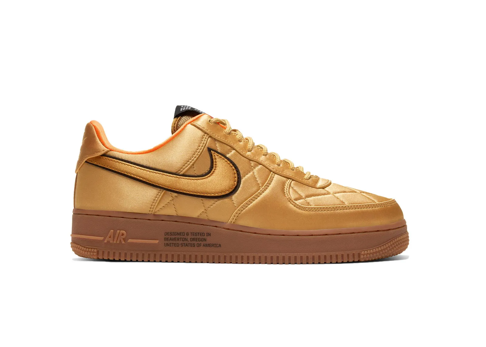 Nike Air Force 1 Low Quilted Satin Pack Wheat