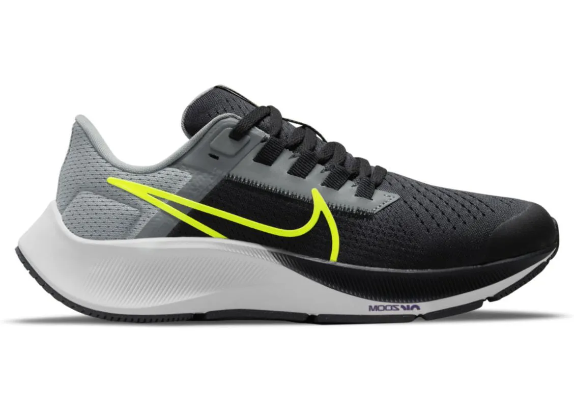 Nike Air Pegasus 38 "Dark Smoke Grey Volt" GS