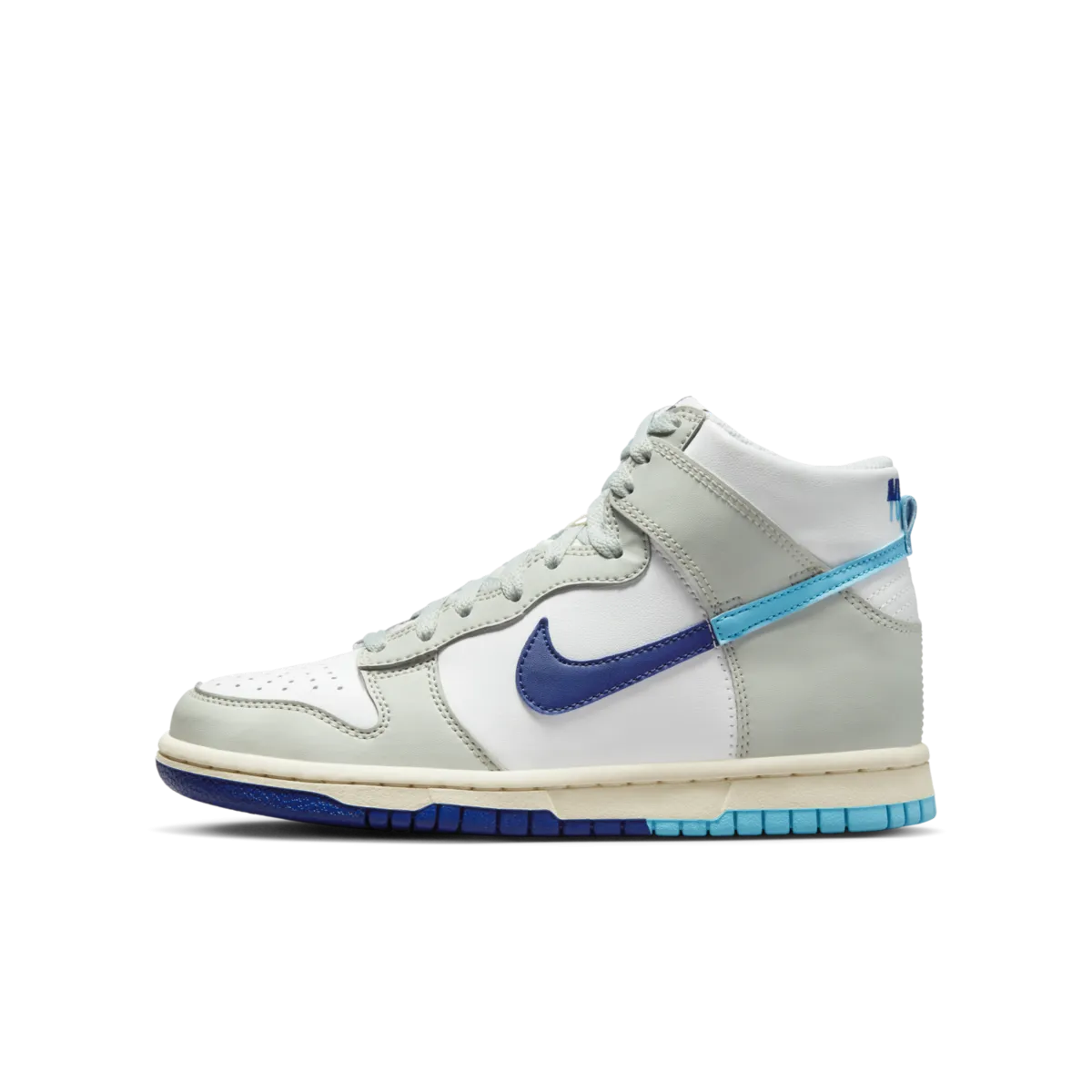 Nike Dunk High SE "Split Grey Blue" GS