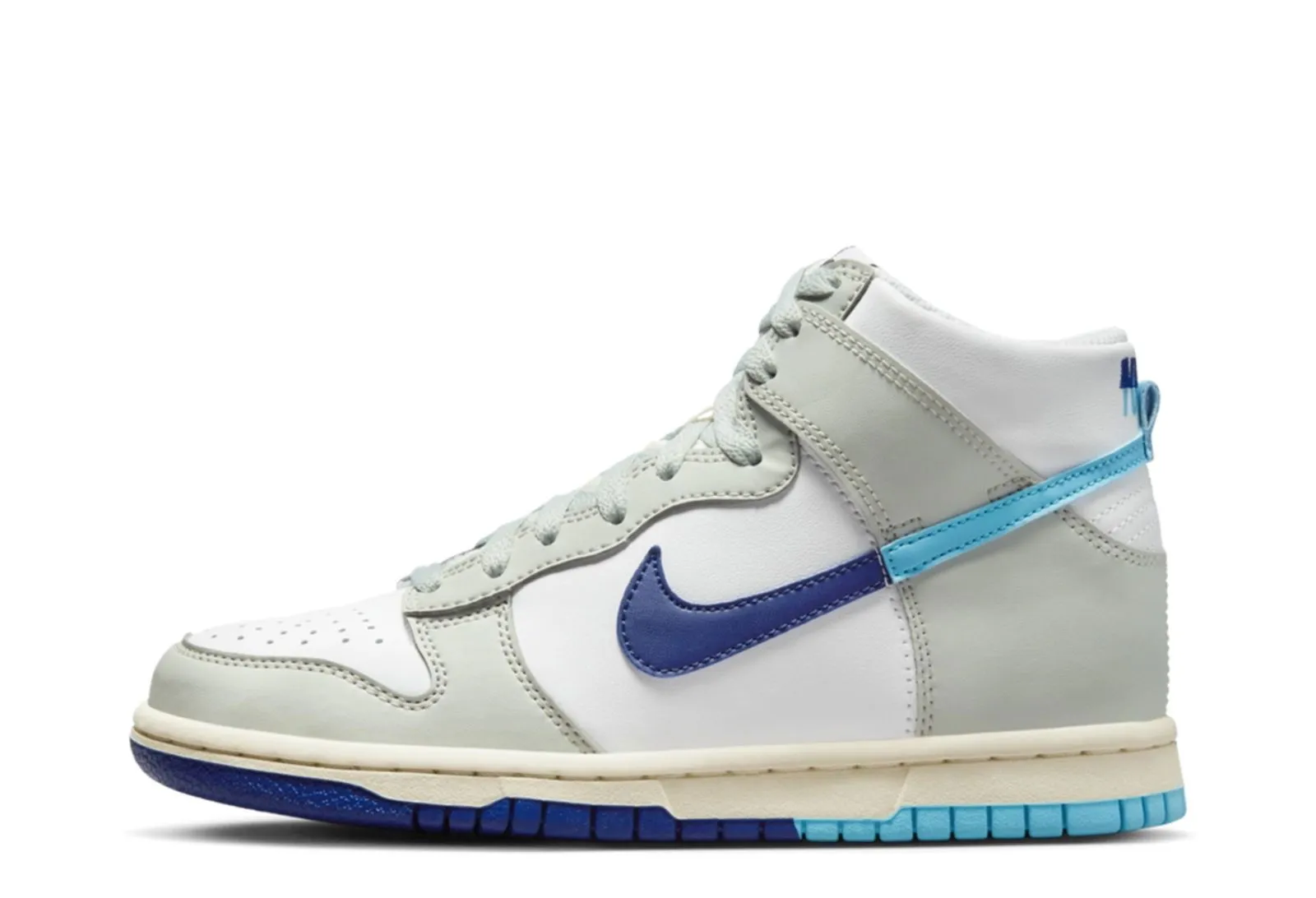 Nike Dunk High SE "Split Grey Blue" GS