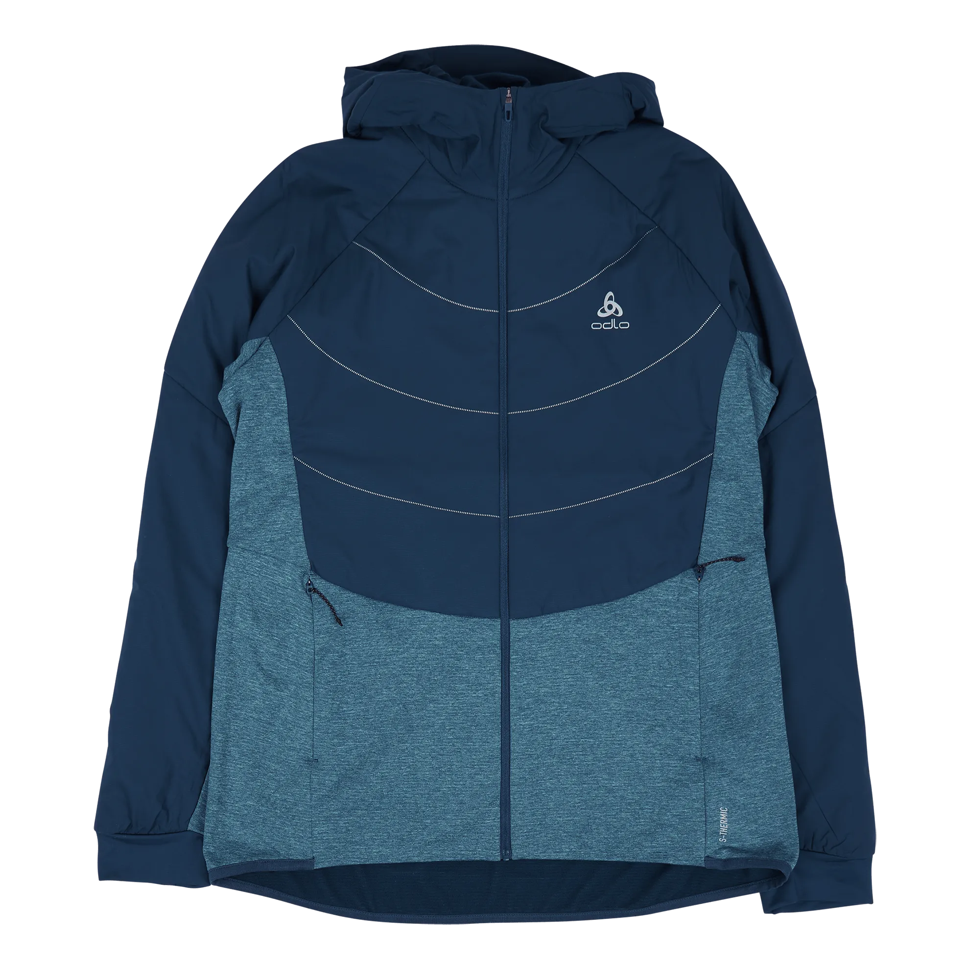 Odlo Jacket Run Easy S-thermic Blue Wing Teal