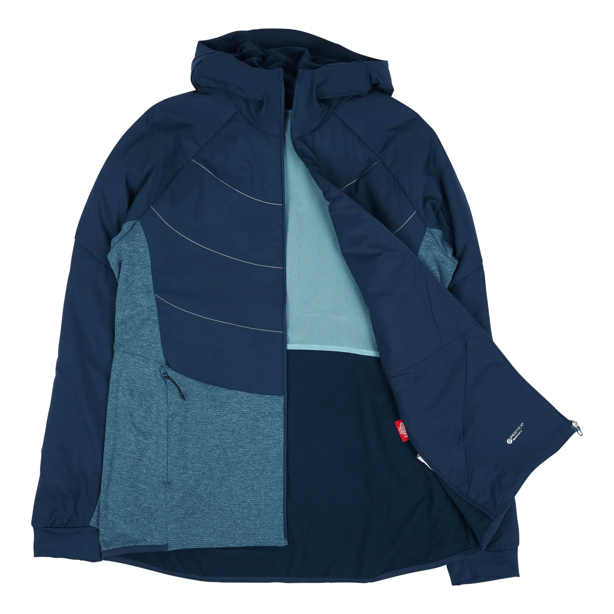 Odlo Jacket Run Easy S-thermic Blue Wing Teal