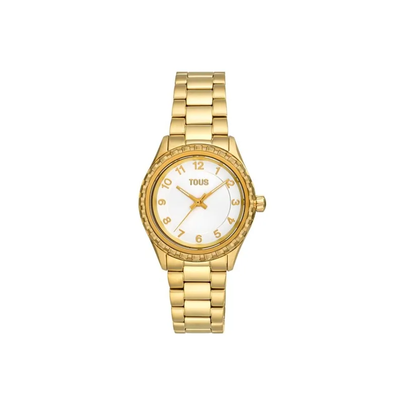 Reloj Tous T-Bear Dorado Analógico Niña 3000134100