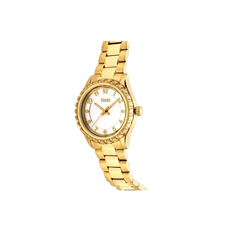 Reloj Tous T-Bear Dorado Analógico Niña 3000134100