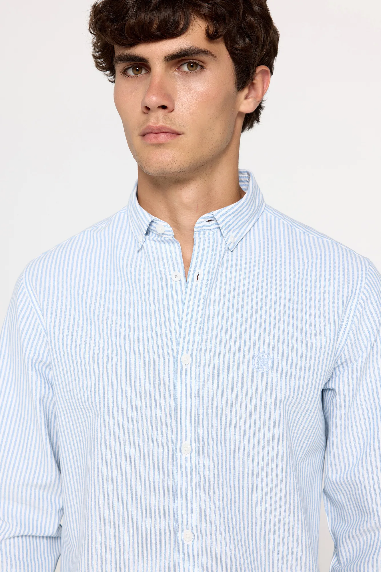 Springfield Camisa Oxford Rayas Springfield