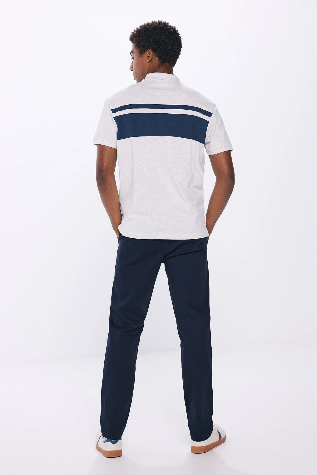 Springfield Pantalón chino vestir comfort slim fit