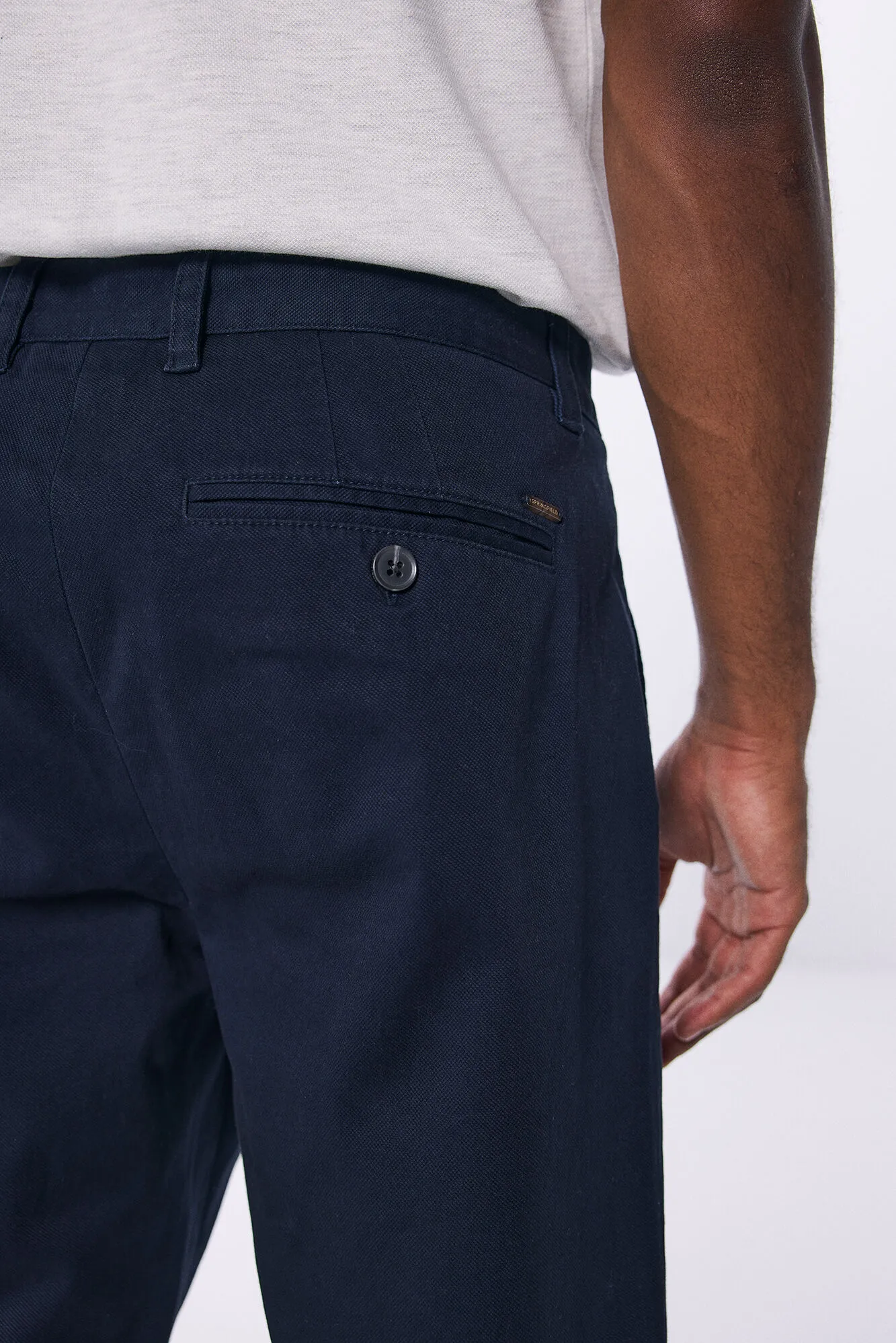 Springfield Pantalón chino vestir comfort slim fit