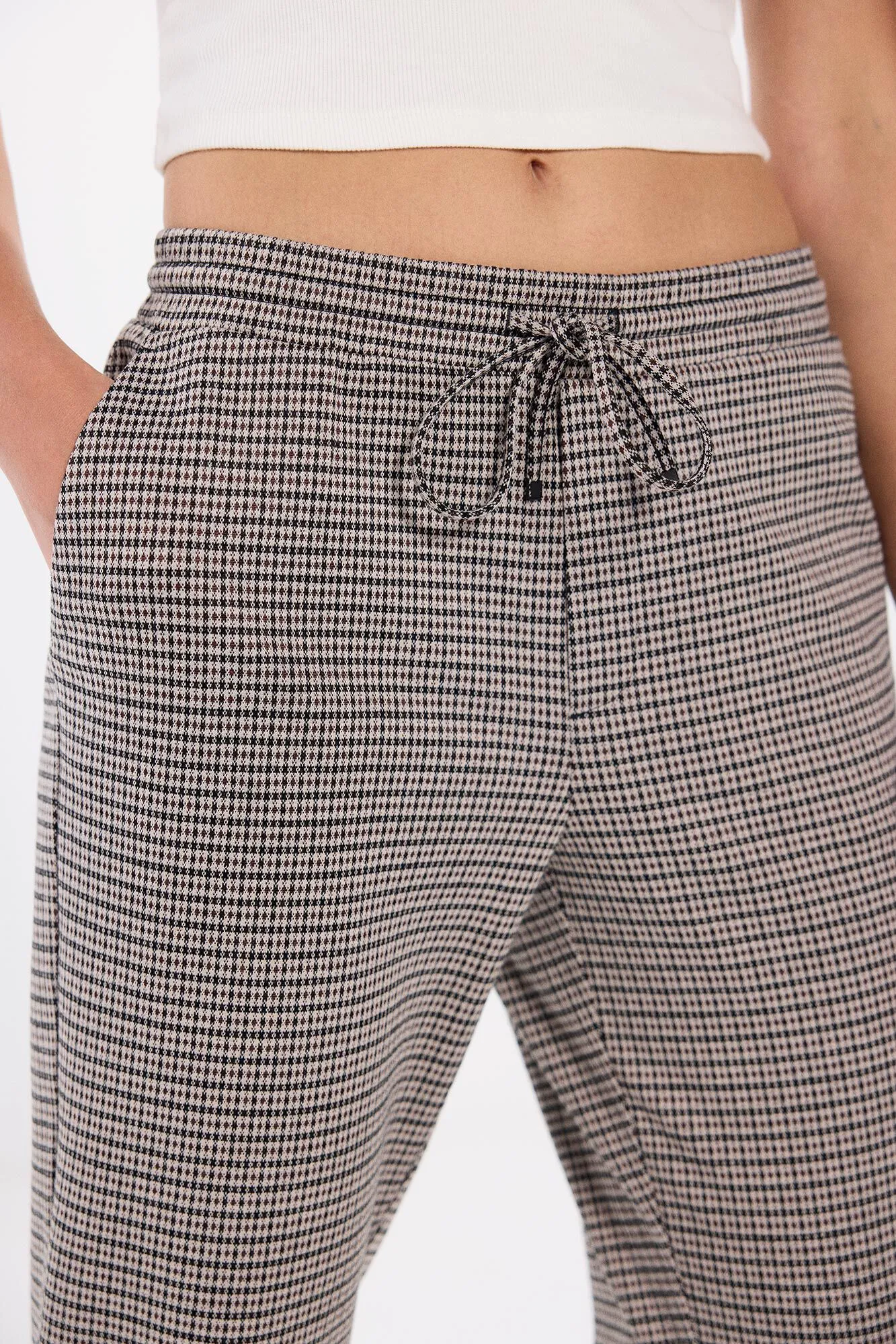 Springfield Pantalón jogger punto circular