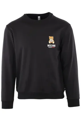 Sudadera negra con logo oso underbear