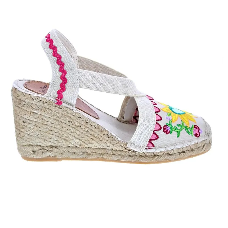 Toni Pons Alpargatas Mujer Gardenia Multicolor