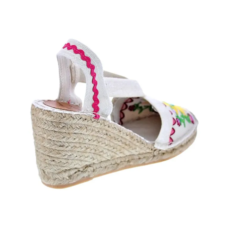 Toni Pons Alpargatas Mujer Gardenia Multicolor