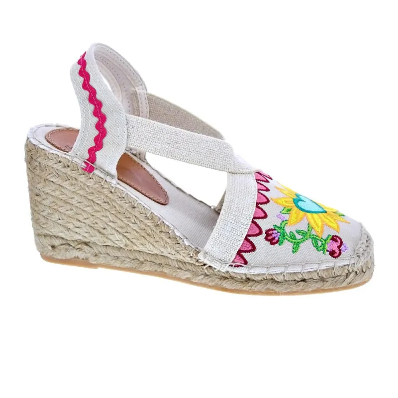 Toni Pons Alpargatas Mujer Gardenia Multicolor