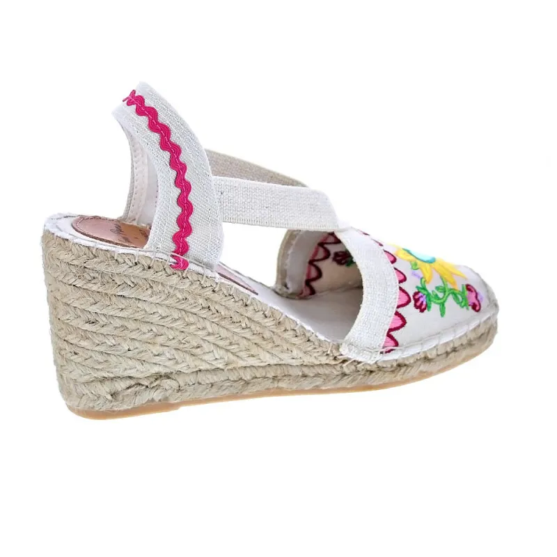 Toni Pons Alpargatas Mujer Gardenia Multicolor