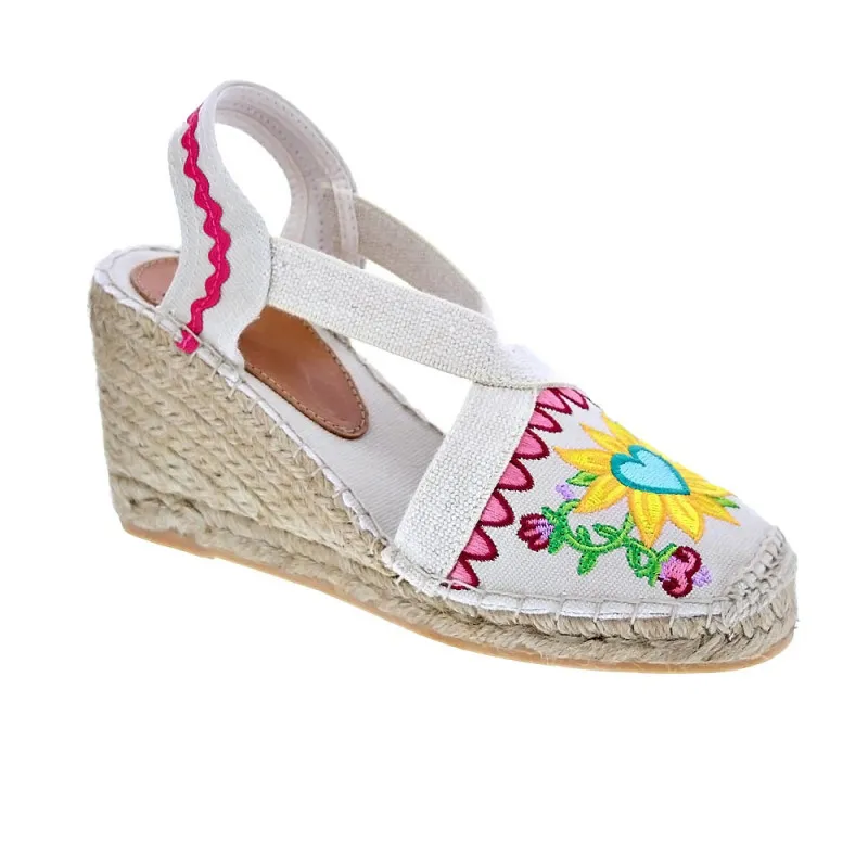 Toni Pons Alpargatas Mujer Gardenia Multicolor