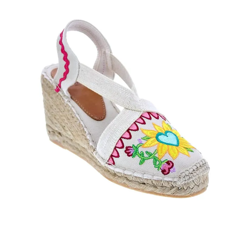 Toni Pons Alpargatas Mujer Gardenia Multicolor