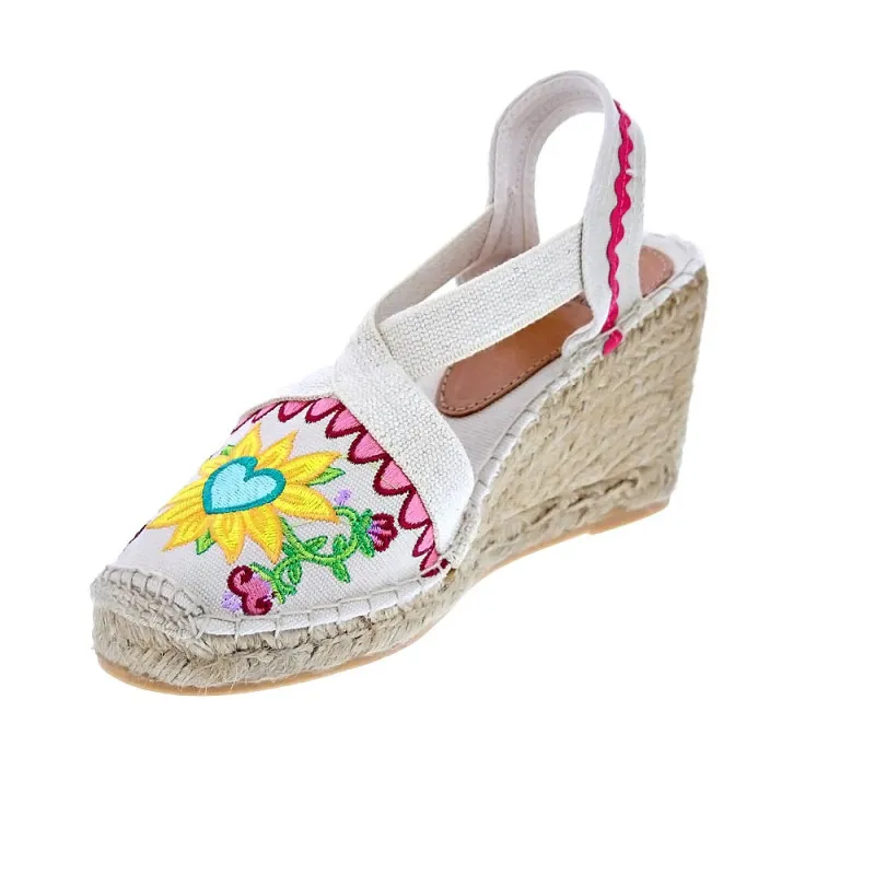 Toni Pons Alpargatas Mujer Gardenia Multicolor