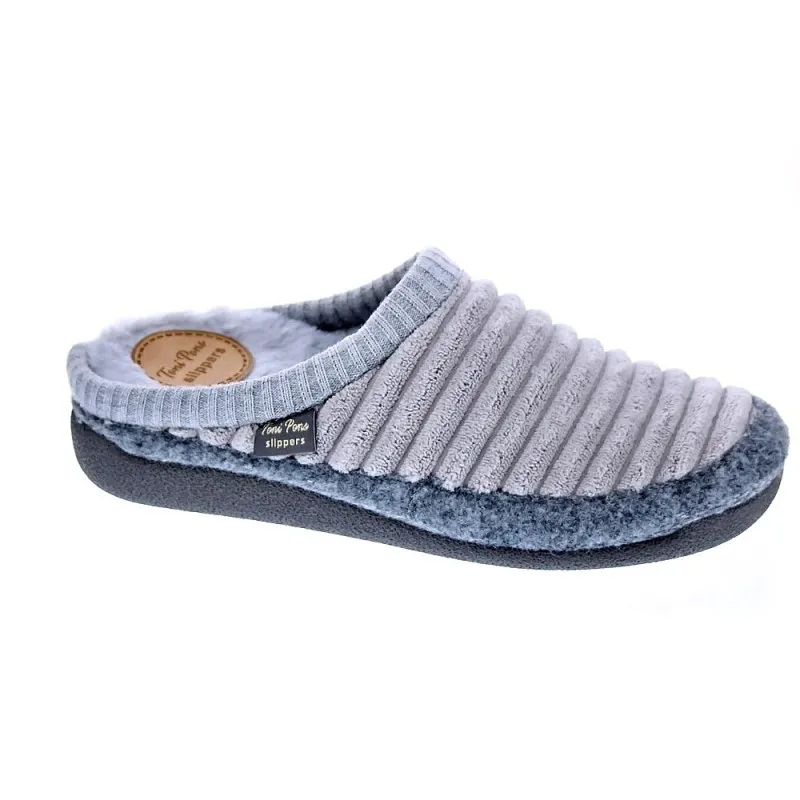 Toni Pons Pantuflas Mujer Malu Gris