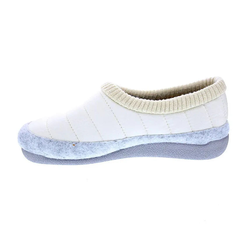 Toni Pons Pantuflas Mujer Marga Blanco