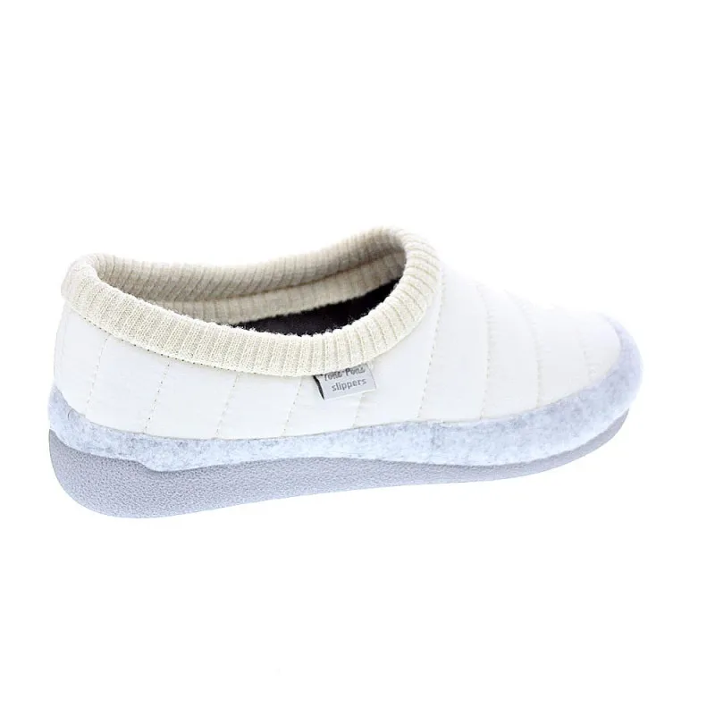 Toni Pons Pantuflas Mujer Marga Blanco