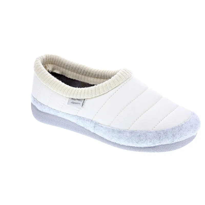 Toni Pons Pantuflas Mujer Marga Blanco