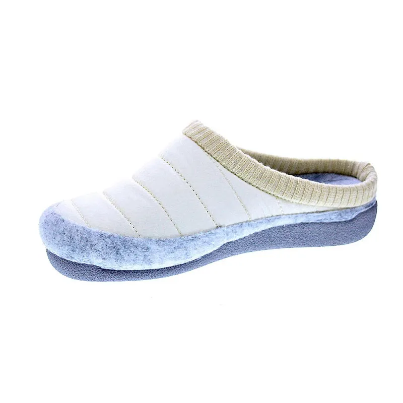 Toni Pons Pantuflas Mujer Mora Blanco