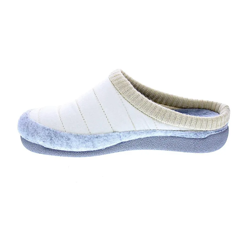 Toni Pons Pantuflas Mujer Mora Blanco