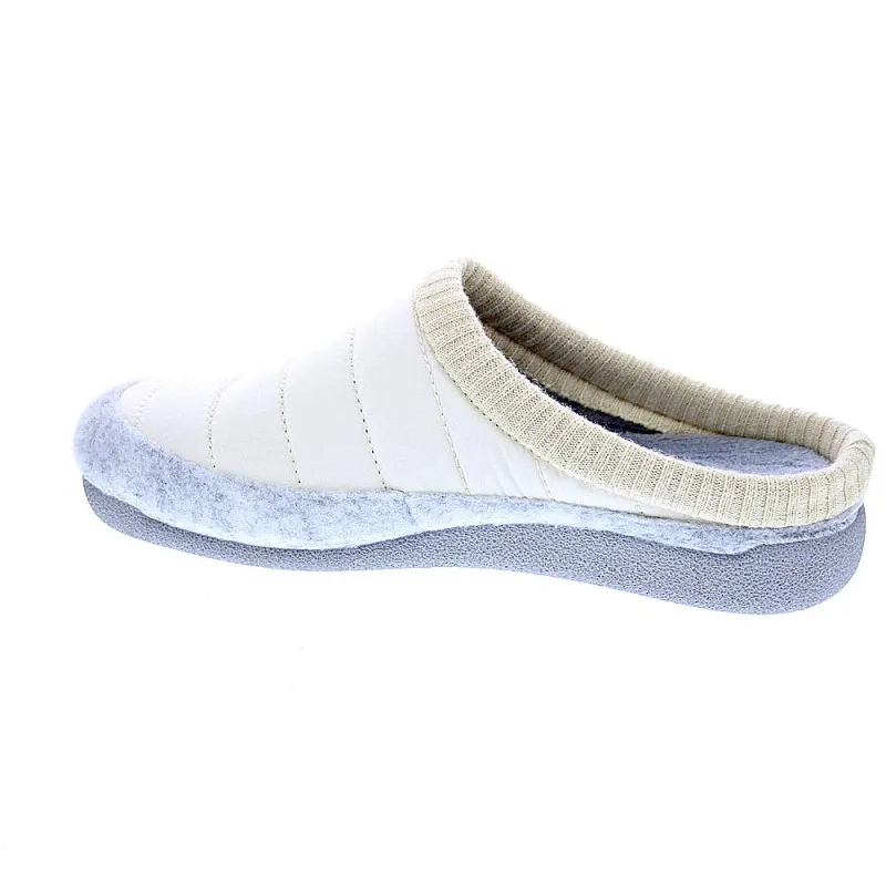 Toni Pons Pantuflas Mujer Mora Blanco