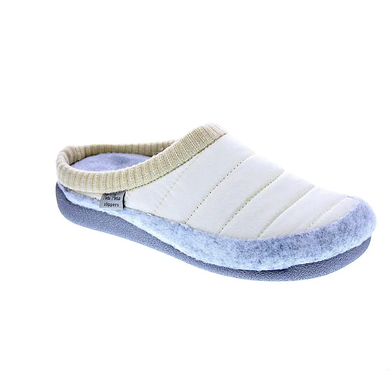 Toni Pons Pantuflas Mujer Mora Blanco