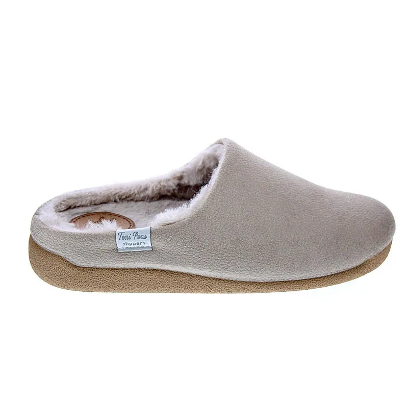 Toni Pons Pantuflas Mujer Mosul Beige