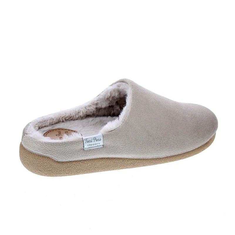 Toni Pons Pantuflas Mujer Mosul Beige