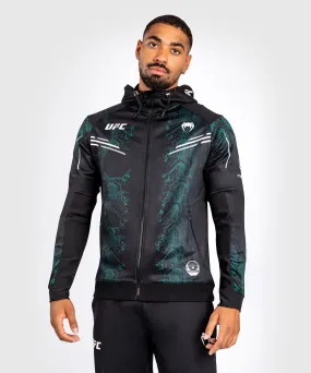 UFC Adrenaline by Venum Authentic Fight Night Sudadera con capucha para Hombre - Emerald Edition - Verde/Negro