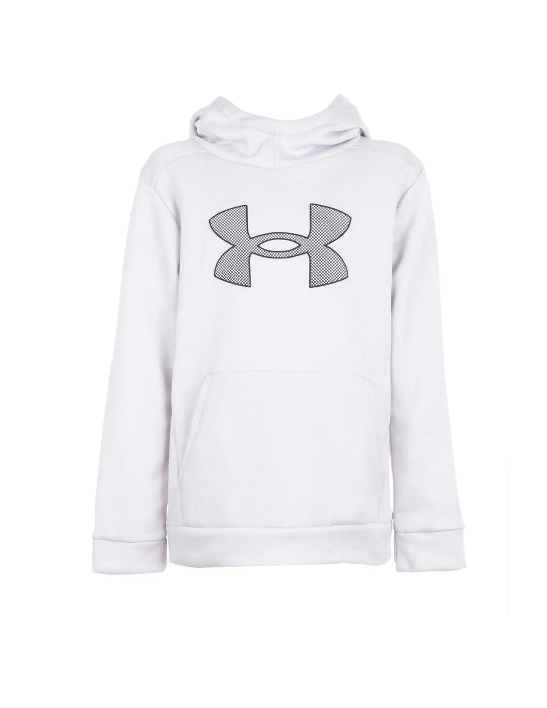 UNDER ARMOUR - Sudadera gris Fleece Big Logo Niño/a