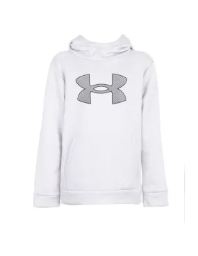 UNDER ARMOUR - Sudadera gris Fleece Big Logo Niño/a