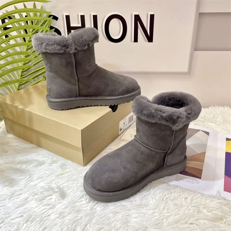 Venta al por mayor Australia Botas de diseñador para mujer Bota de nieve Gamuza de lujo Zapatillas para mujer Moda Ultra Mini Bo