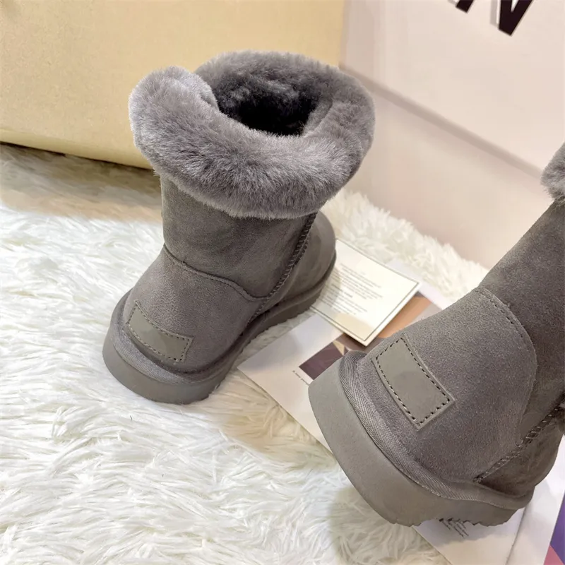 Venta al por mayor Australia Botas de diseñador para mujer Bota de nieve Gamuza de lujo Zapatillas para mujer Moda Ultra Mini Bo