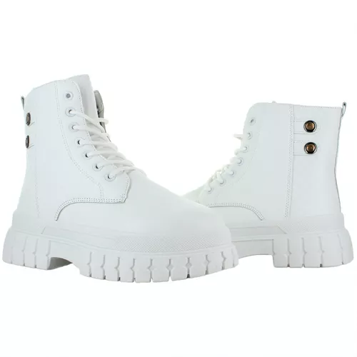 Via Urbana Bota Casual Outdoor Polipiel Blanco Mujer 82473