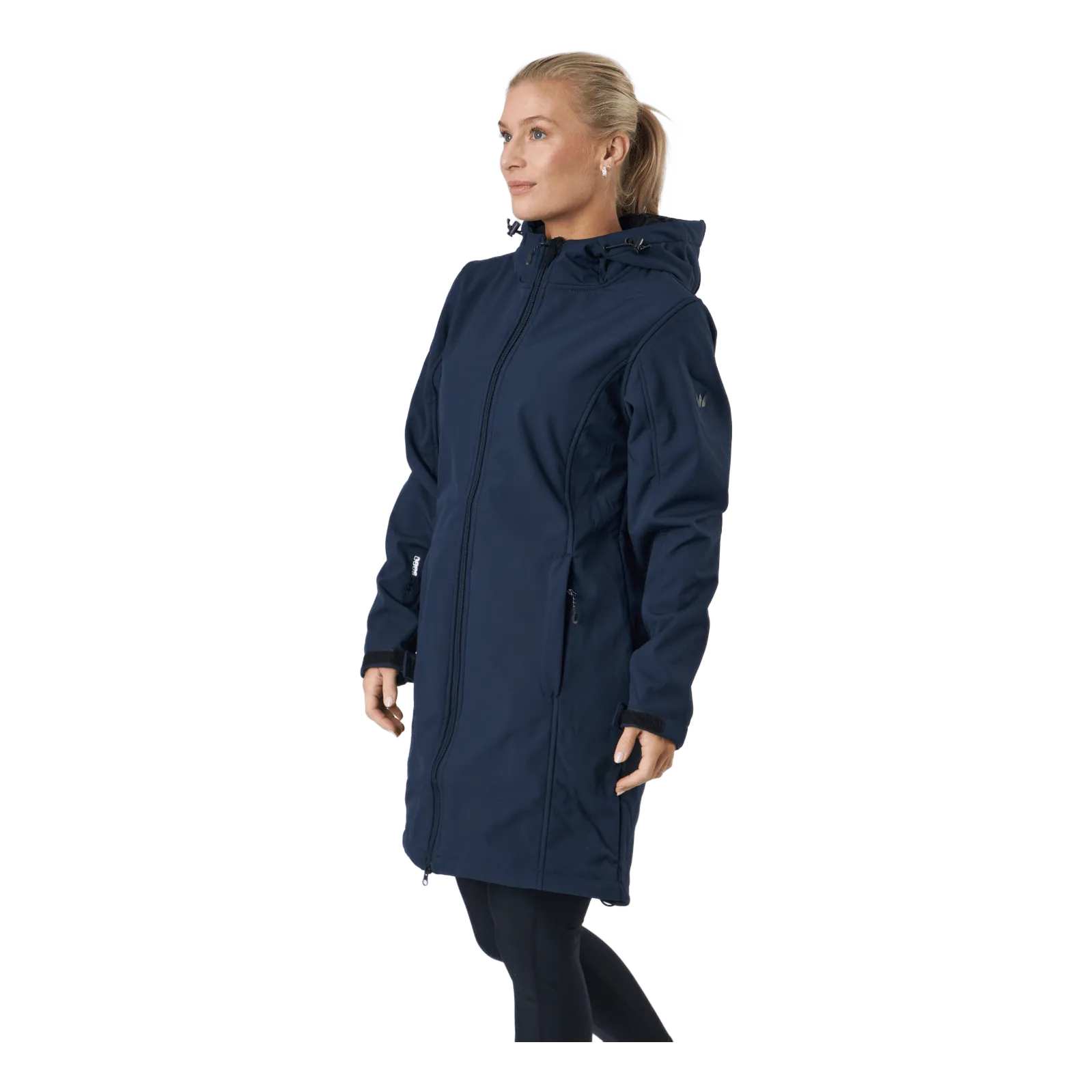 Whistler Zadie W Long Softshell Jacket  Navy Blazer